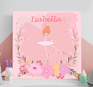 Leinwandbild Ballerina Bailarinas de estrellas con nombre - TenStickers