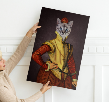 Leinwandbild Katze Aristokratische katzen - TenStickers