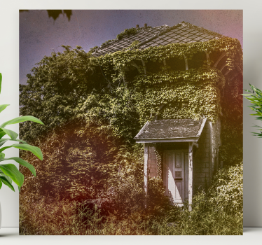 Leinwandbild Pflanze Cottagecore naturhaus - TenStickers