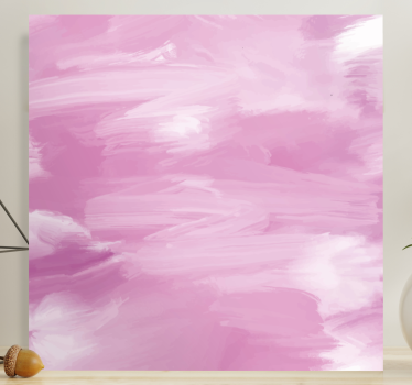 Leinwandbild Schlafzimmer Pastellrosa malerei - TenStickers