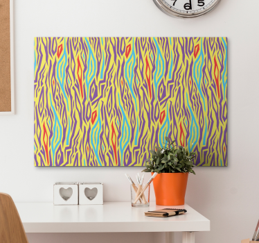 Leinwandbild Tiere Vintage farbig - TenStickers