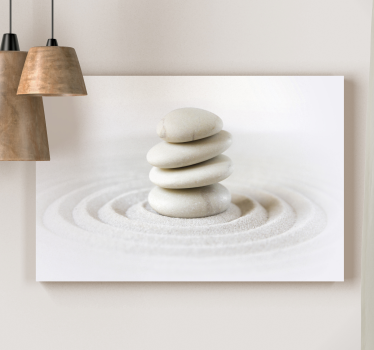Leinwandbild Zen Zen steine stapeln - TenStickers