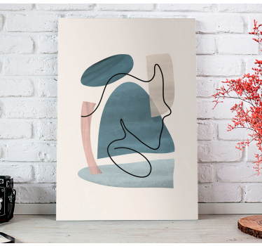 Leinwandbilder Büro Elegante lithographie - TenStickers