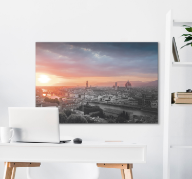 Leinwandfotos Sonnenuntergang in florenz - TenStickers