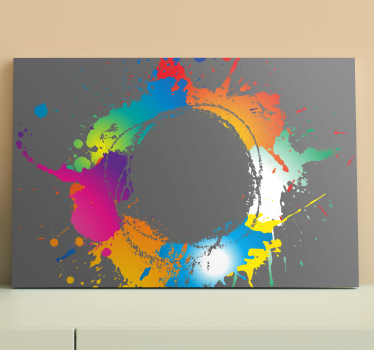Wandbild abstrakt Abstrakter spritzer - TenStickers