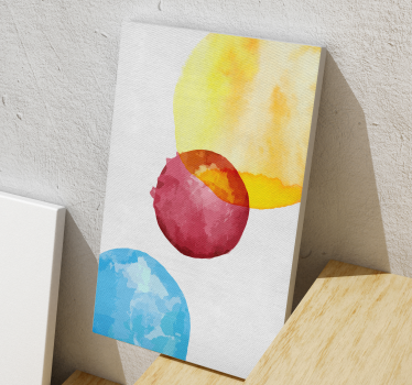Leinwandbild abstrakt bunte abstrakte sphären - TenStickers