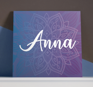 Wandbild Mandala Personalisiertes mandala - TenStickers