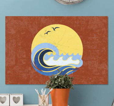Wandbild Meer Sonne, strand und welle - TenStickers