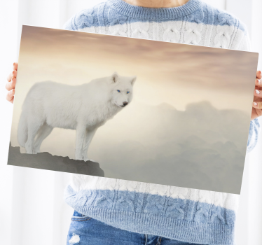 Wandbilder hunde majestätischer arktischer wolf - TenStickers