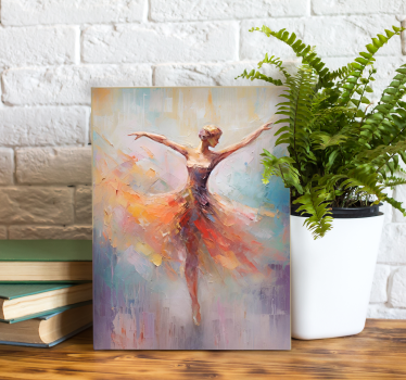 Kunst auf Leinwand balletttänzer - TenStickers