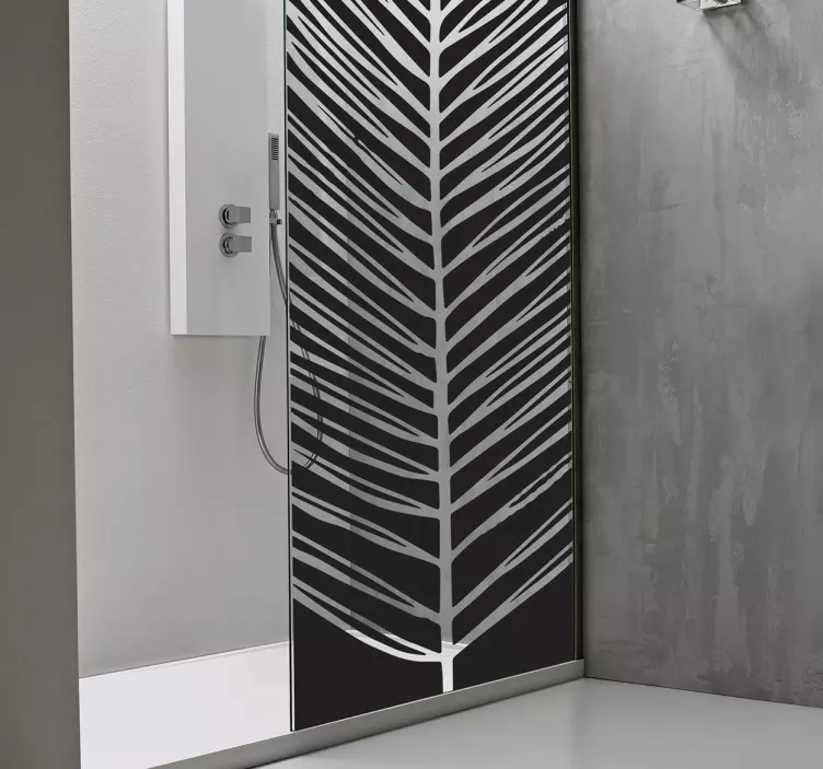 Fenster Aufkleber Tropisches Blatt - TenStickers