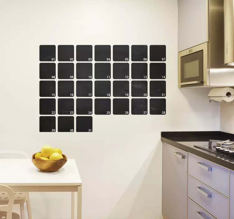 Monat Tafelfolie - TenStickers