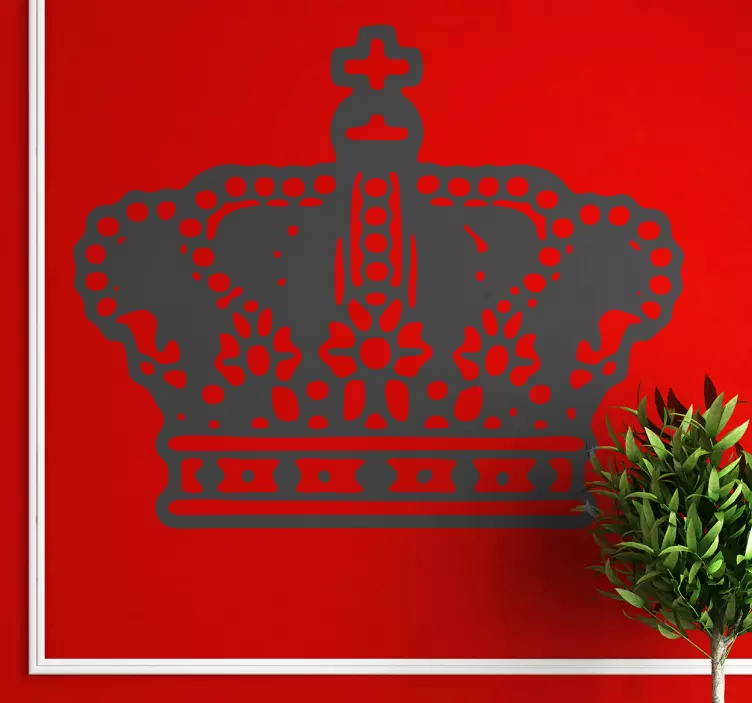 Königreich Krone Aufkleber - TenStickers