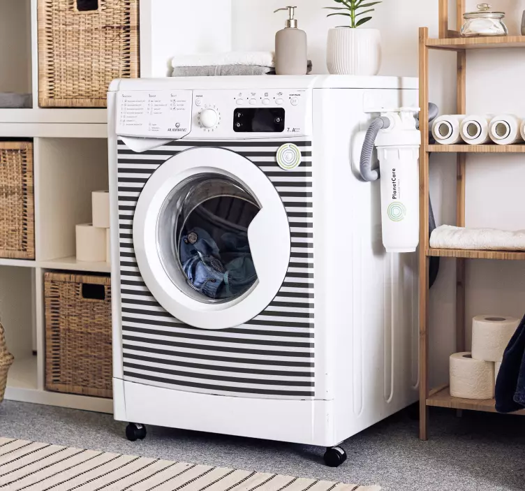 Blumen Aufkleber für Waschmaschinen - TenStickers