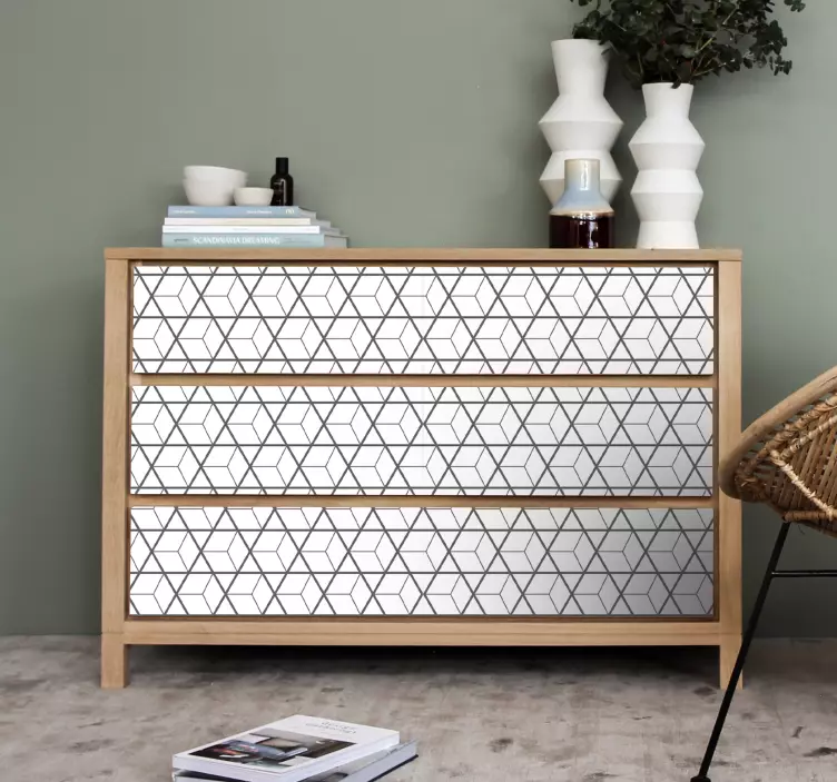 Skandinavisches Motiv Möbelaufkleber - TenStickers