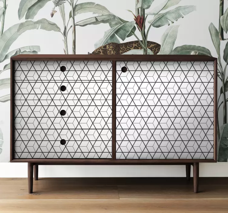 Skandinavisches Motiv Möbelaufkleber - TenStickers