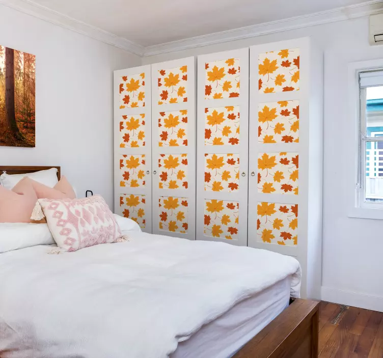 Herbstlaub vinyltapete - TenStickers