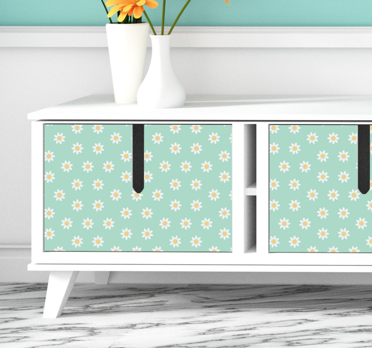 Gänseblümchen blumen Wandtattoo - TenStickers