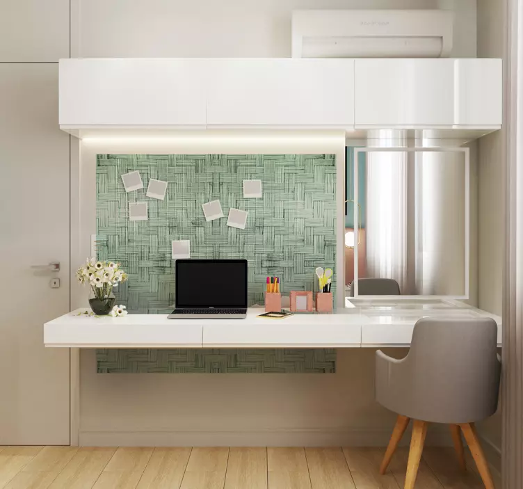 Wandtattoo Büro gewebte strukturierte oberfläche - TenStickers