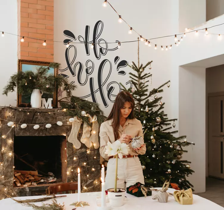 Weihnachtssticker Hohoho weihnachten - TenStickers