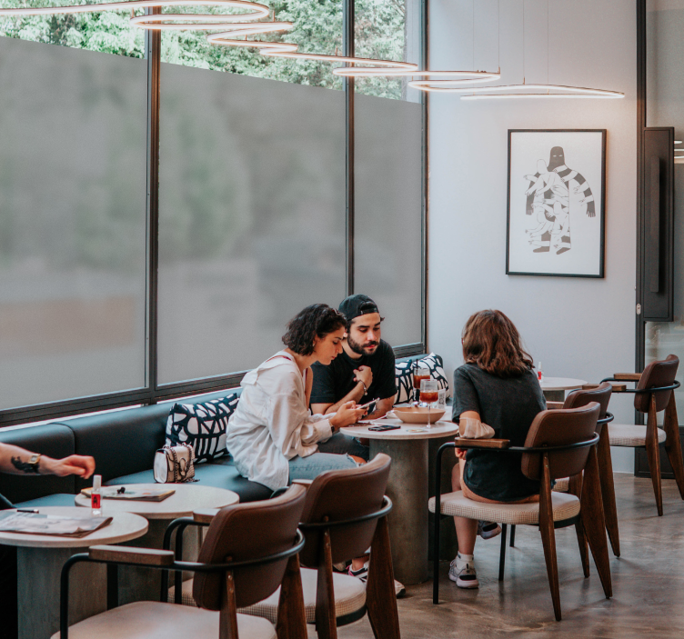 Folie Duschkabine Transluzente Vinylfolie - TenStickers