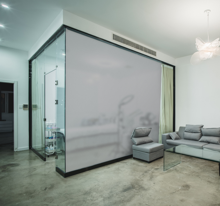 Folie Duschkabine Transluzente Vinylfolie - TenStickers