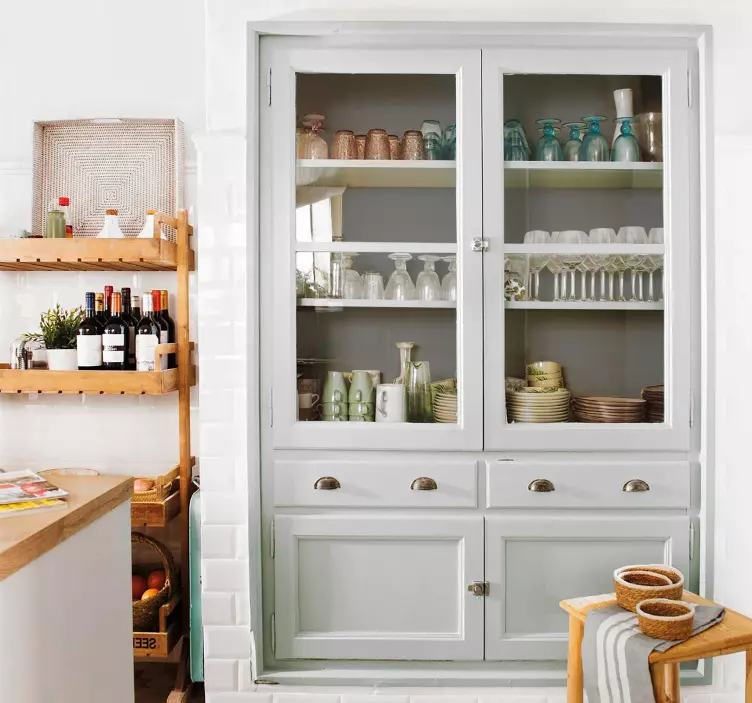 Graue Möbefolie einfarbig - TenStickers