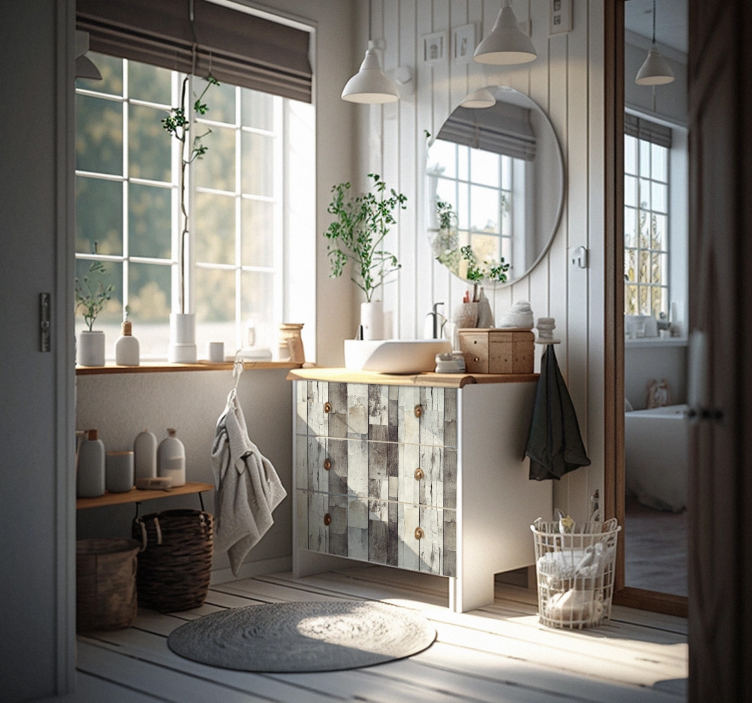 Möbrlfolie helles Holz alt - TenStickers