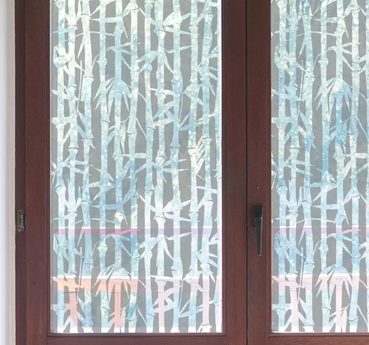 Fensteraufkleber Bambus transluzent - TenStickers