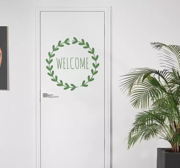 Lorbeer Name Aufkleber - TenStickers