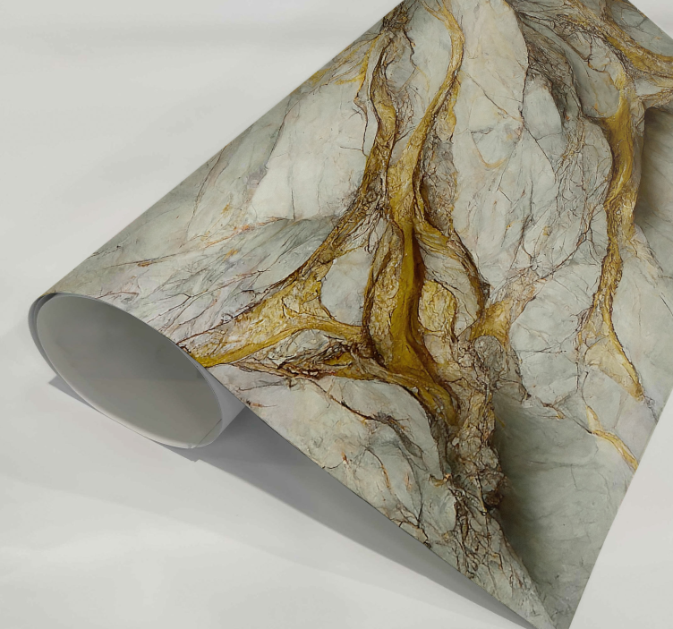 Möbelfolie Marmor beige gold - TenStickers