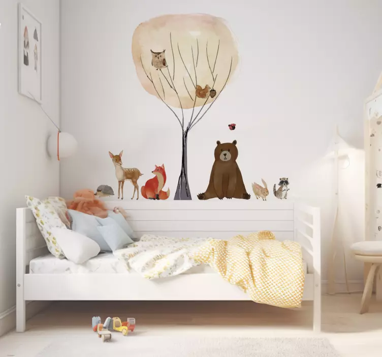 Wandtattoo Wilde Tiere - TenStickers