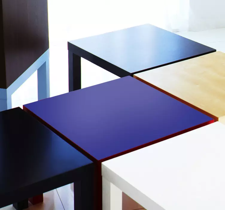 Tischaufkleber Farbe Ikea LACK - TenStickers