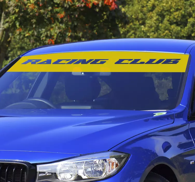 Autoaufkleber maßgeschneiderte einfarbige sonnenblende - TenStickers