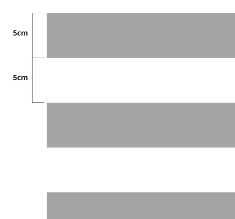 Durchscheinende Streifen Fenster Aufkleber - TenStickers