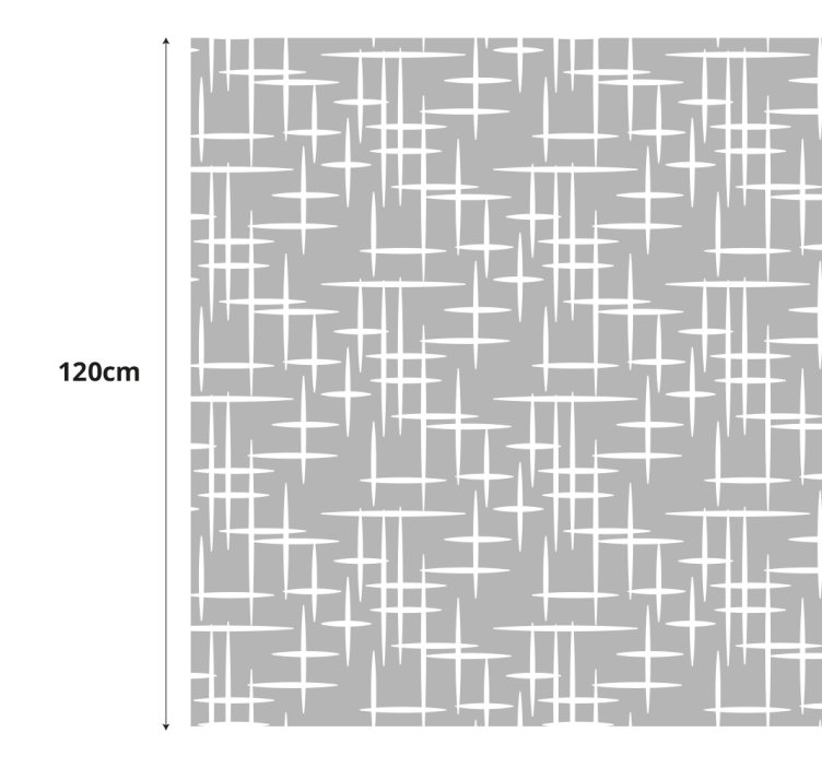 Klebefolie Dusche moderne Linien - TenStickers