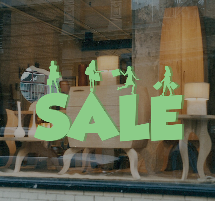 Rabatt Aufkleber geschäftsverkaufsschild - TenStickers