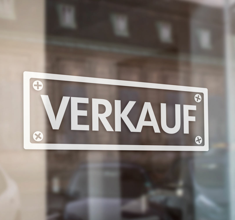 Schaufensteraufkleber Rabatt Schild - TenStickers