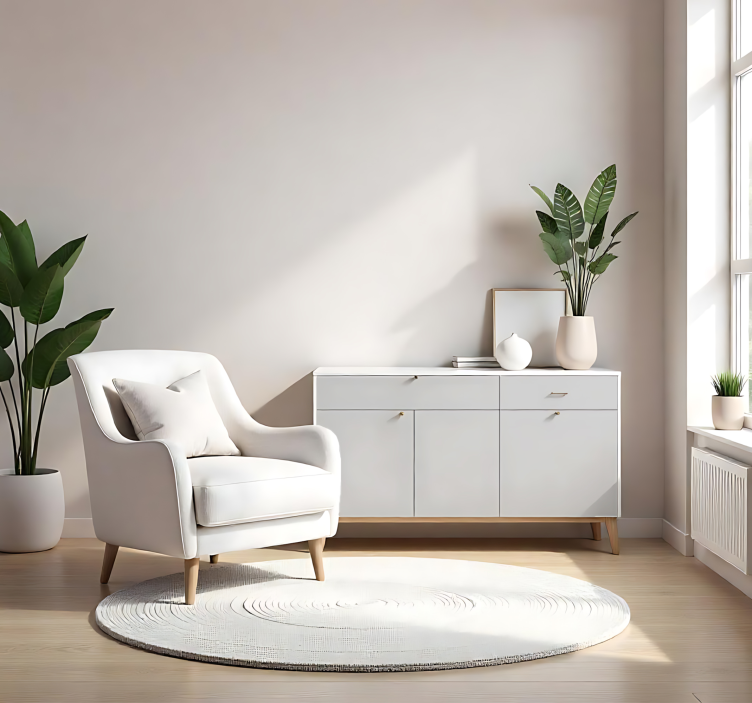 Wandtattoo einfarbig matt hellgrau - TenStickers