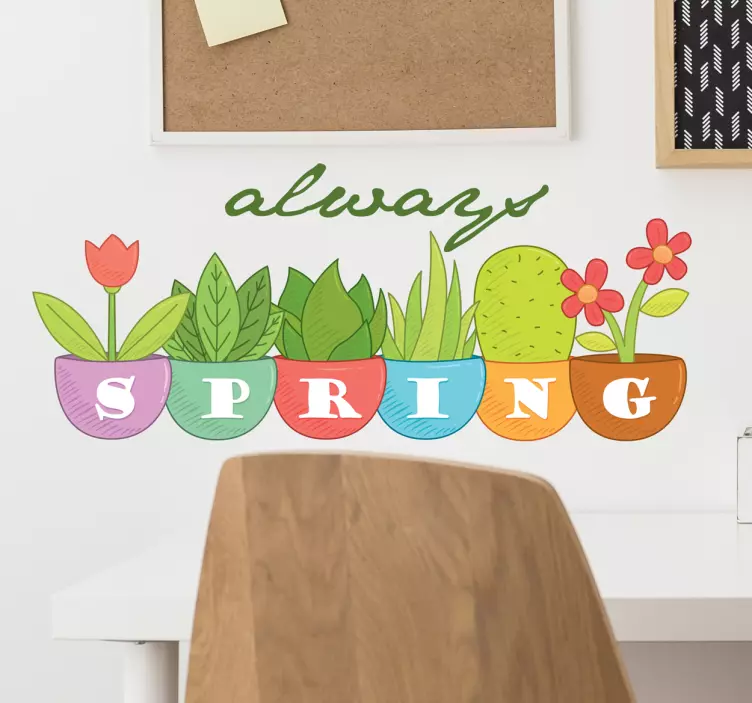 Always Spring Aufkleber - TenStickers