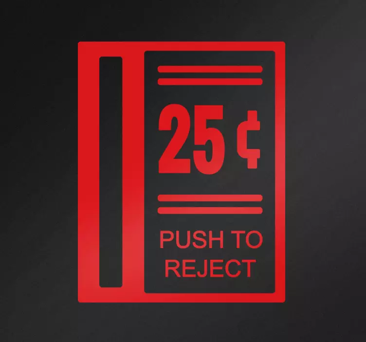 Aufkleber Arcade Münzen - TenStickers