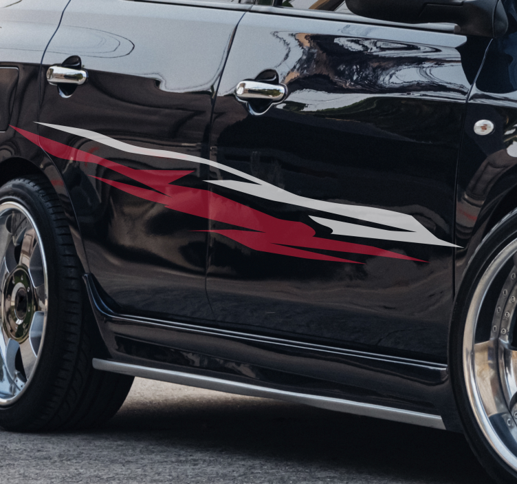 Autoaufkleber Bunte autoverpackung - TenStickers