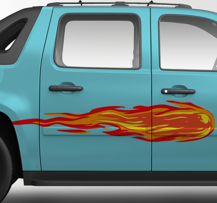 Autoaufkleber Flammen - TenStickers
