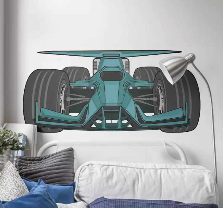 Autoaufkleber Rennwagen Illustration - TenStickers