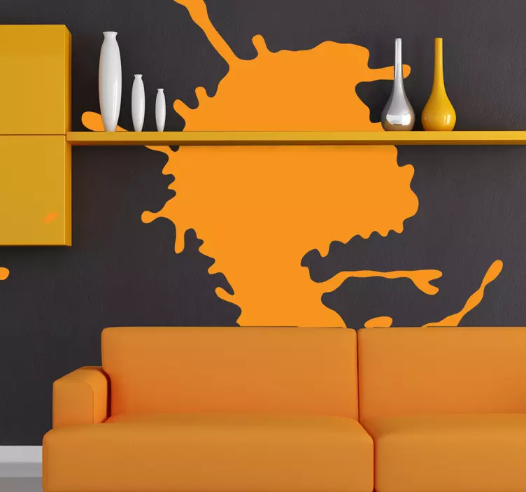 Aufkleber Farbklecks - TenStickers