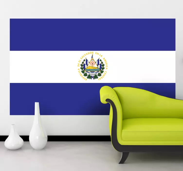 Aufkleber Flaggen el salvador flagge - TenStickers