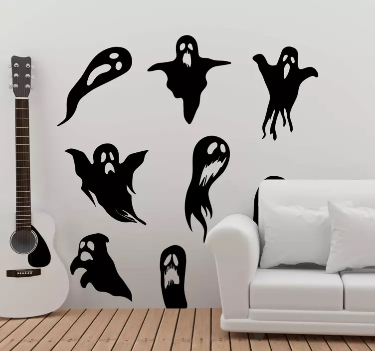 Wandtattoo Halloween Geister - TenStickers