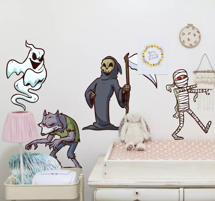 Wandtattoo Halloween Zeichen - TenStickers