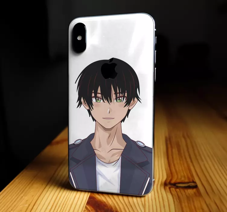 Iphone Aufkleber Anime mysteriösen charakter - TenStickers