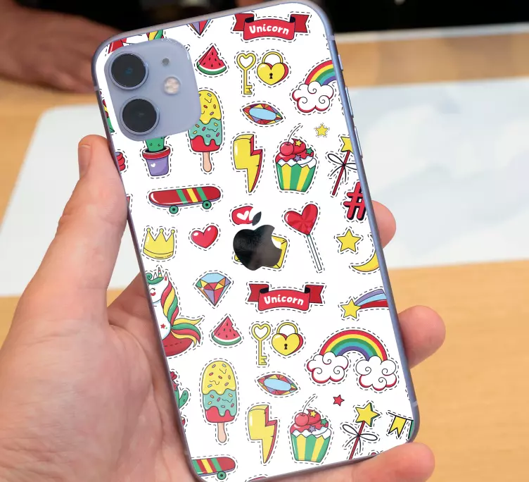 Iphone Aufkleber Schicke cartoon-designs - TenStickers
